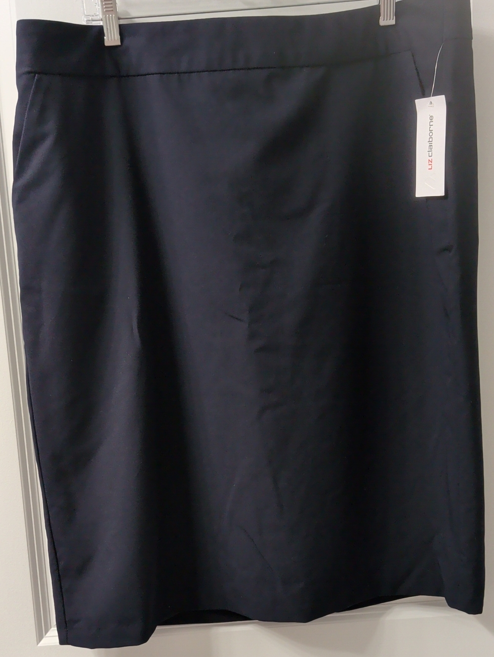 Liz Claiborne Dark Navy Pencil Skirt